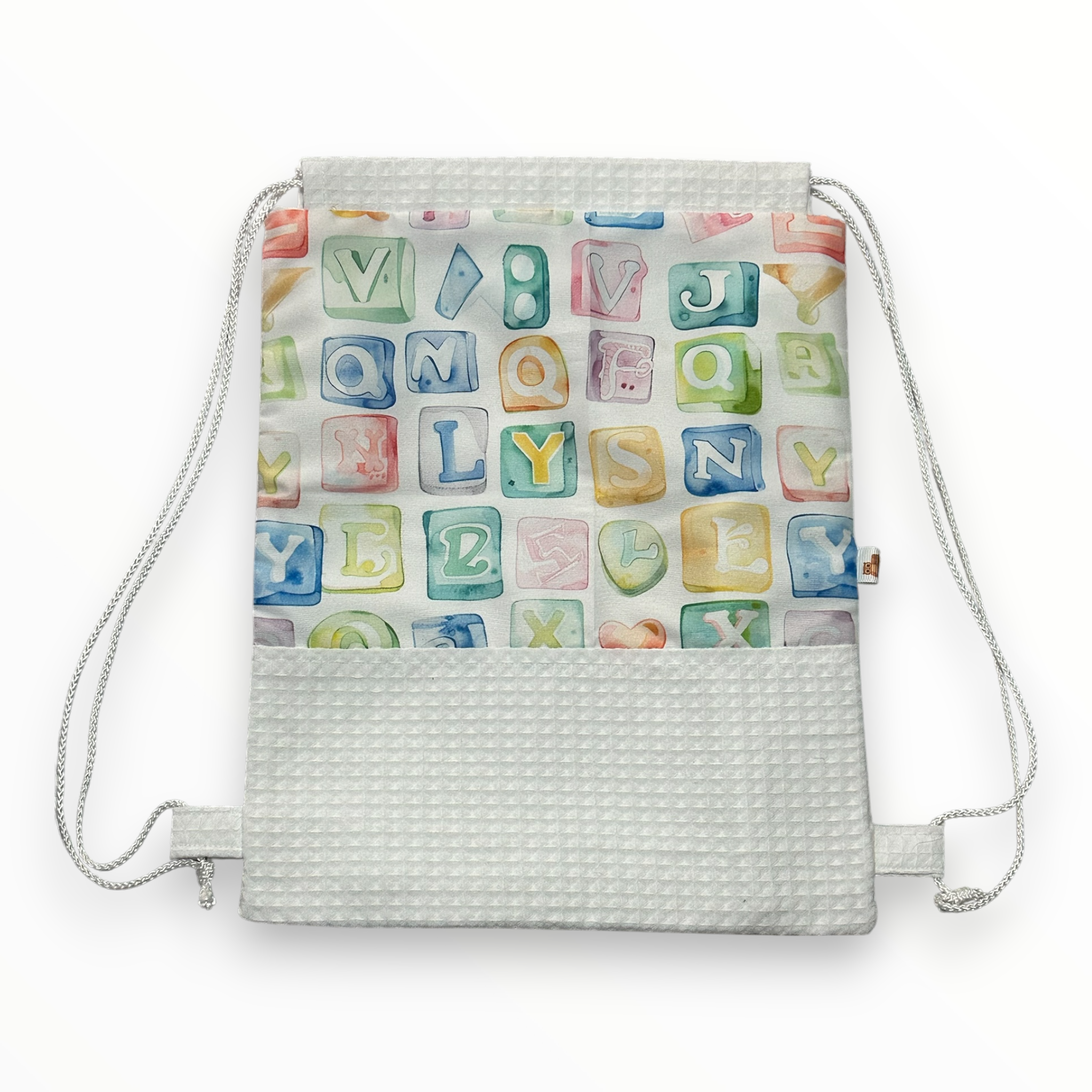 Bolsa de cuerda Letras Pastel