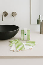 Toallitas reutilizables de la colección Vichy Verde Hierba
